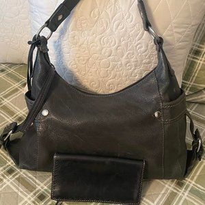 Fossil leather purse and wallet